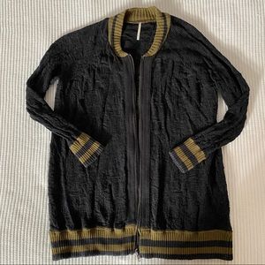 Free People- Zip-up Cardigan